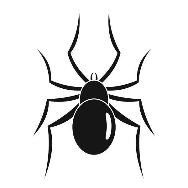 Erkek fare örümcek simgesi, basit tarzı — Stok Vektör