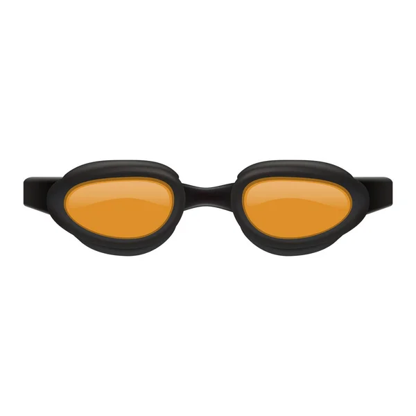 Pływać okulary makieta, realistyczny styl — Wektor stockowy