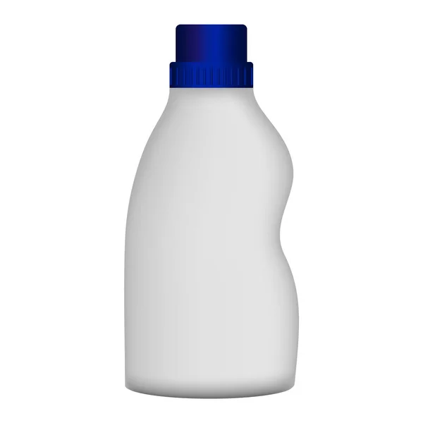 Botella de plástico limpiador maqueta, estilo realista — Vector de stock