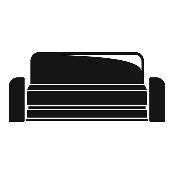 Icono de sofá bajo, estilo simple — Vector de stock