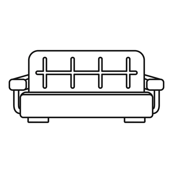 NAAM icoon, omtrek stijl — Stockvector