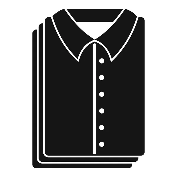 Чистые рубашки значок, простой стиль — стоковый вектор