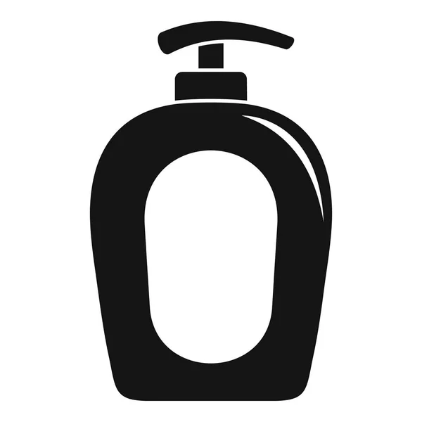 Soap gel dispenser icon, simple style — Stock Vector