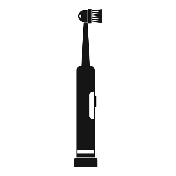 Ikone der elektrischen Zahnbürste, einfacher Stil — Stockvektor