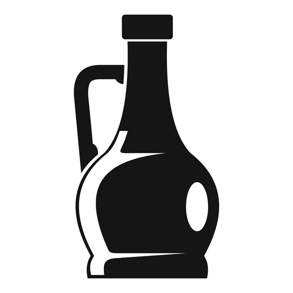 Icona bottiglia di oliva, stile semplice — Vettoriale Stock