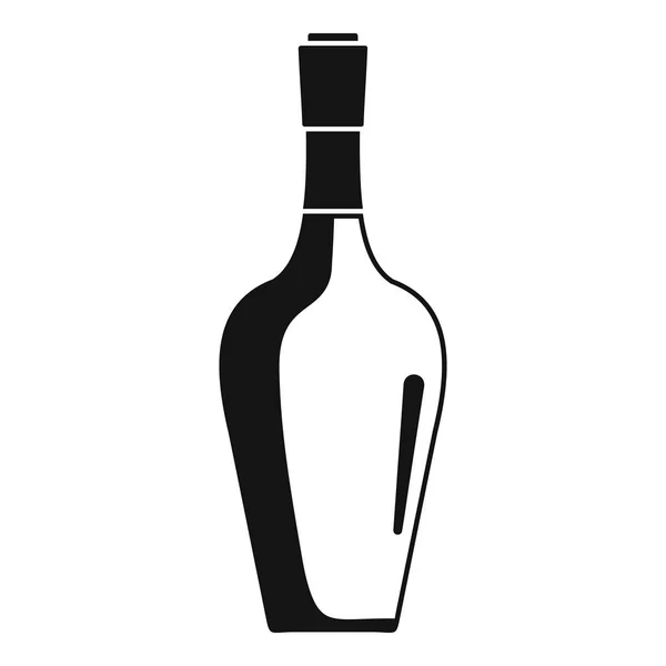 Icono de botella de vino, estilo simple — Archivo Imágenes Vectoriales