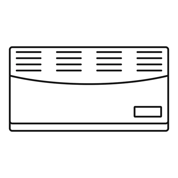 Convector pictogram, Kaderstijl — Stockvector