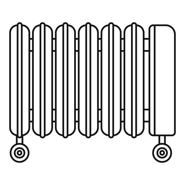 Olje kylare hussymbol, dispositionsformat — Stock vektor