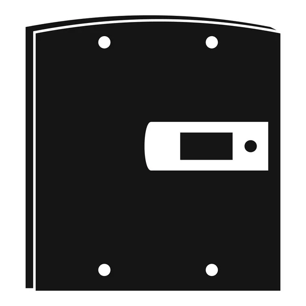 Icône de porte électrique, style simple — Image vectorielle