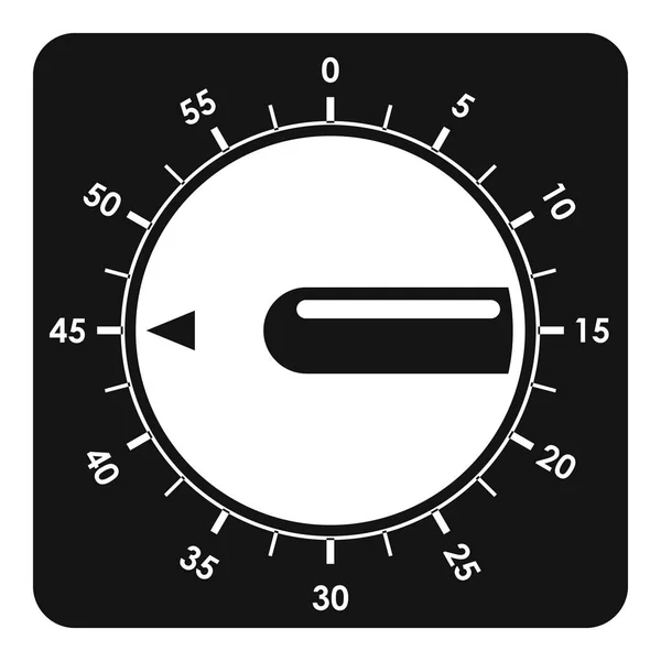 Temporizador icono del reloj, estilo simple — Archivo Imágenes Vectoriales