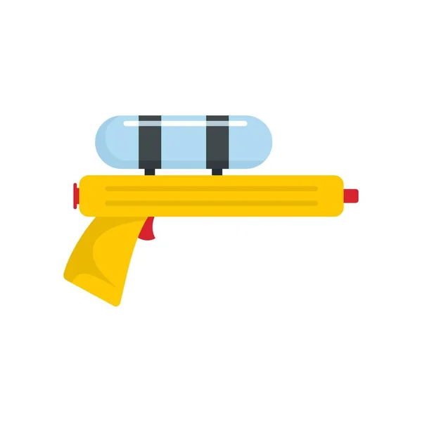 Pistola de agua pistola icono, estilo plano — Archivo Imágenes Vectoriales