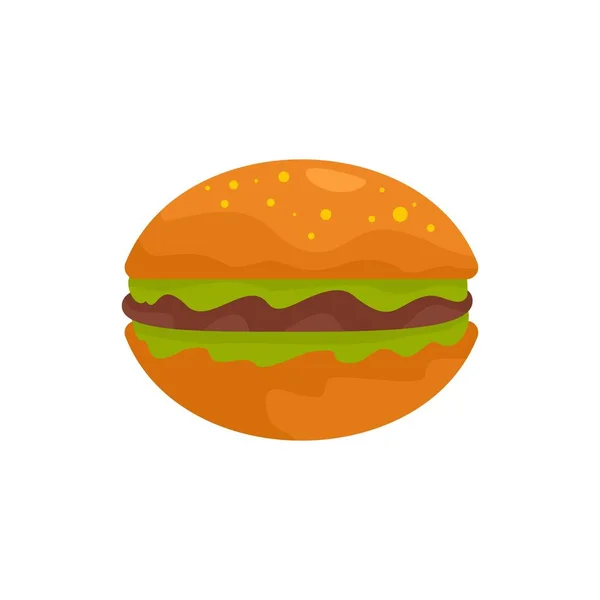 ハンバーガー アイコン 白で隔離 Web のハンバーガー ベクトル アイコンのフラットの図 — ストックベクタ