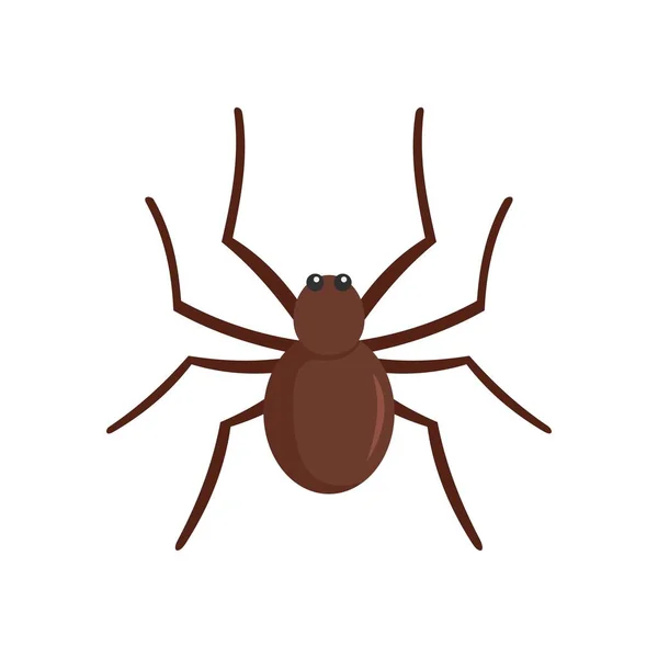 Grass spider icon, flat style — Stock Vector