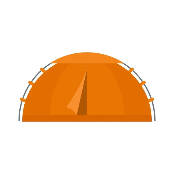 Wandelen Tent Pictogram Vlakke Afbeelding Van Hiking Tent Vector Pictogram — Stockvector