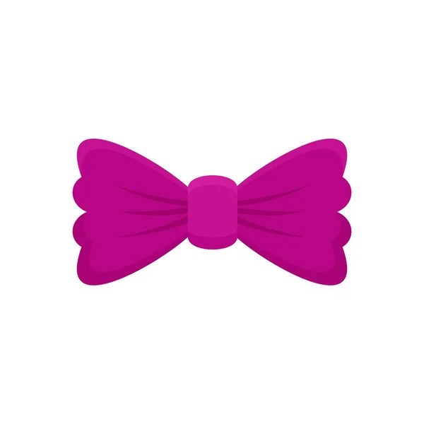 Papillon viola icona, stile piatto — Vettoriale Stock