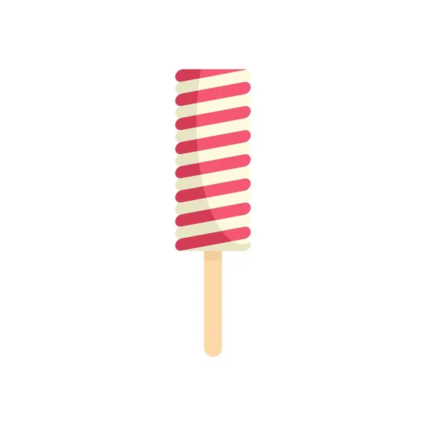 Candy ijs pictogram, vlakke stijl — Stockvector