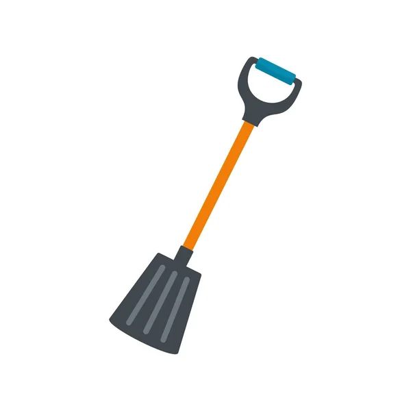 Winter spade pictogram, vlakke stijl — Stockvector