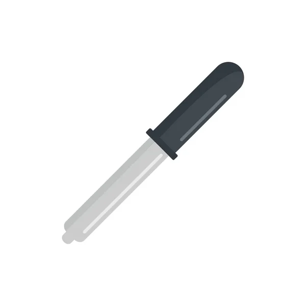 Medicine pipette icon, flat style — Stock Vector