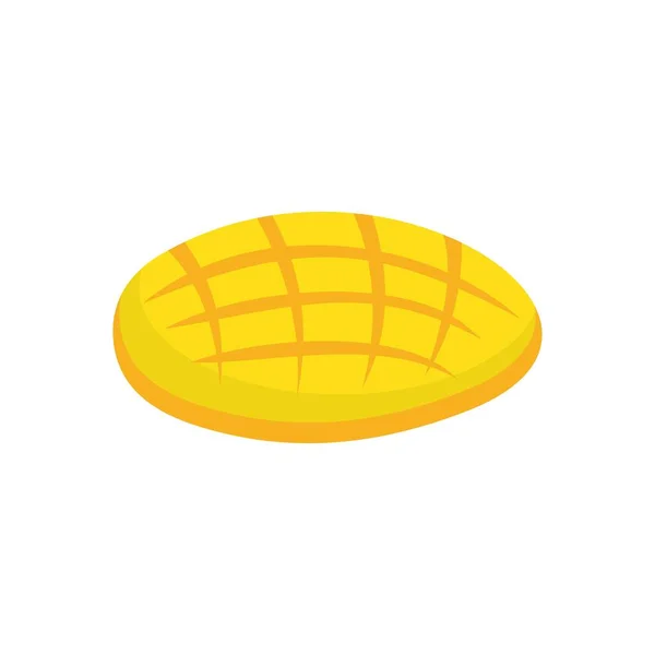 Icono de mango cortado, estilo plano — Archivo Imágenes Vectoriales