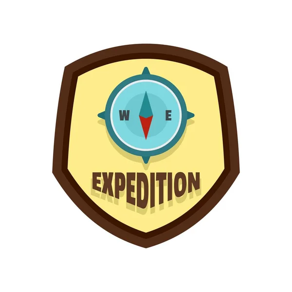 Logotipo de expedición, estilo plano — Vector de stock