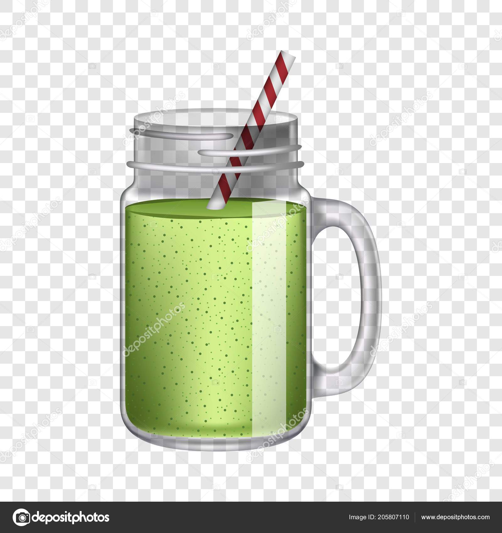 Download Green Smoothie Mockup Realistic Style Vector Image By C Anatolir Vector Stock 205807110