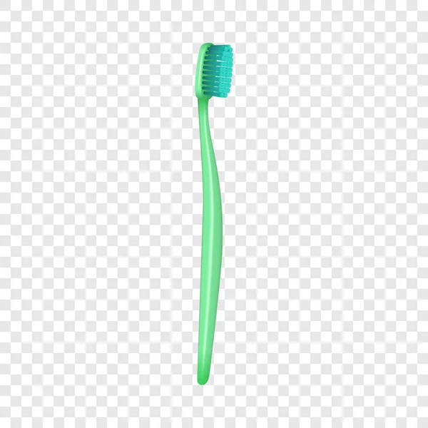 Mondelinge tandenborstel pictogram, realistische stijl — Stockvector