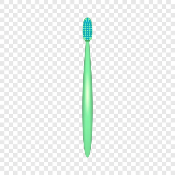 Morning toothbrush icon, realistic style — Stock Vector