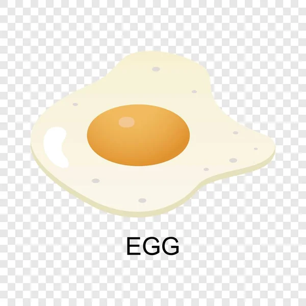 Yumurta simgesi, izometrik stili — Stok Vektör