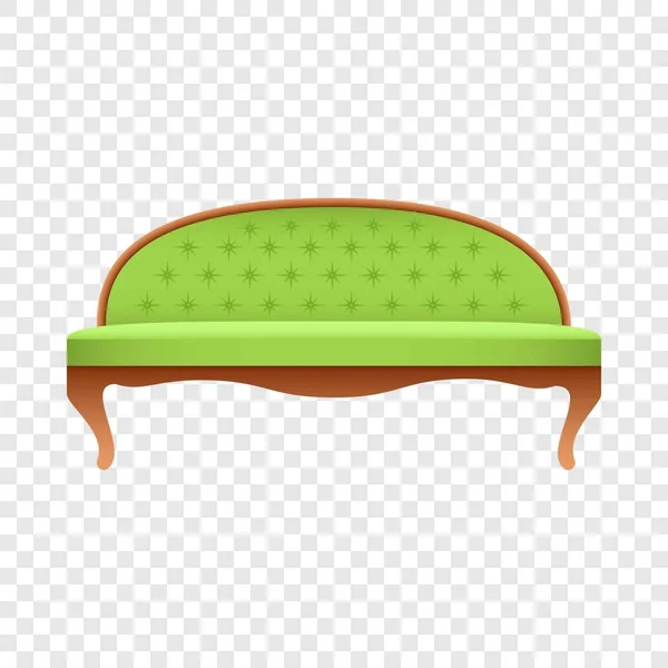Luxo maquete sofá limão, estilo realista — Vetor de Stock