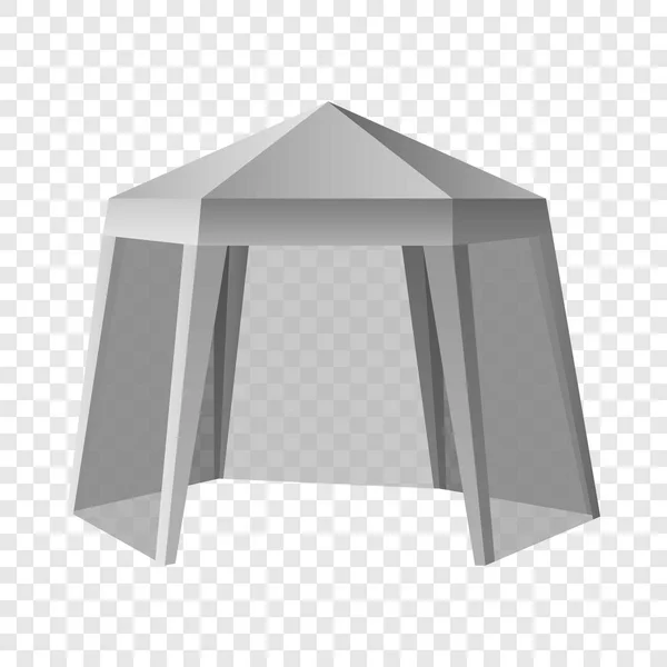 Mockup tenda esterna promozionale, stile realistico — Vettoriale Stock