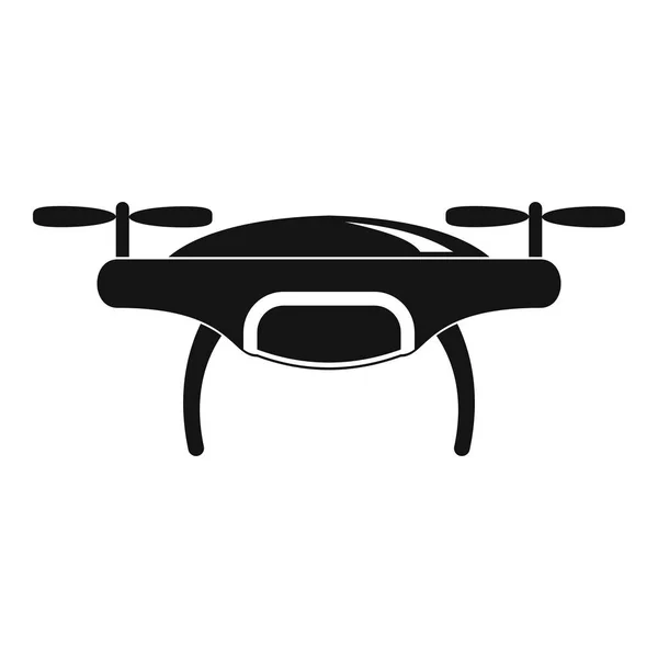 Drone pictogram, eenvoudige stijl — Stockvector