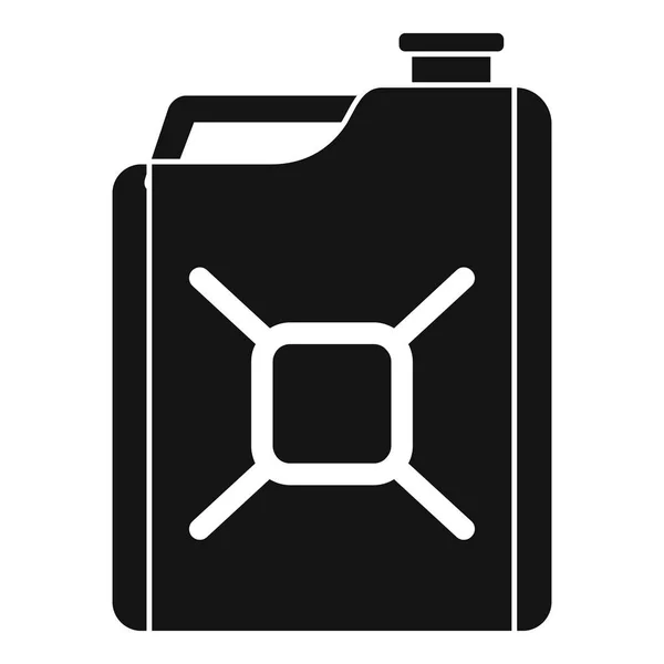 Symbol für Gaskanister, einfacher Stil — Stockvektor
