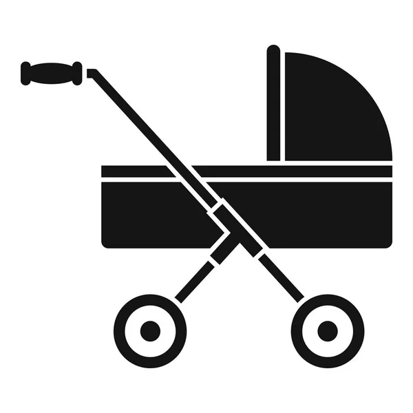 Moderne Kinderwagen Ikone Einfache Illustration Des Modernen Vektor Icons Für — Stockvektor