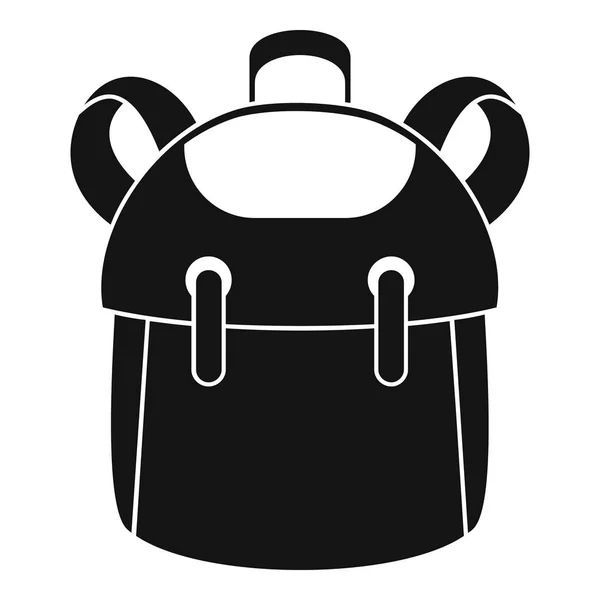 Icono de mochila para niño, estilo simple — Archivo Imágenes Vectoriales