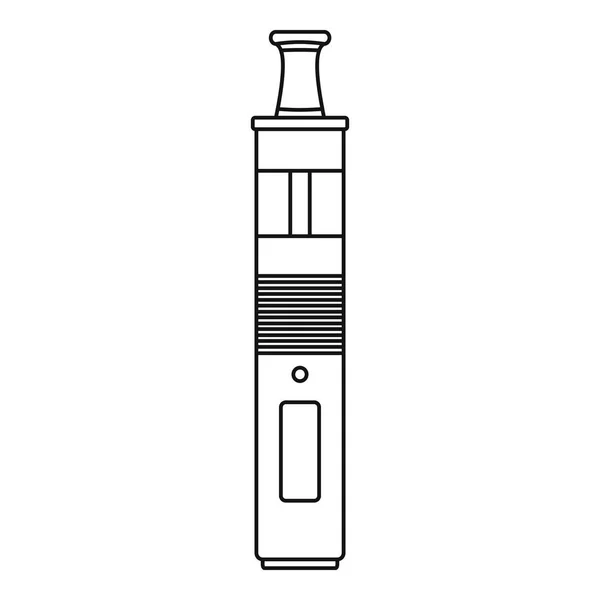 Vaping stylo icône, style contour — Image vectorielle