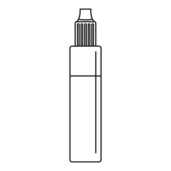 Icono líquido de nicotina, estilo de contorno — Vector de stock
