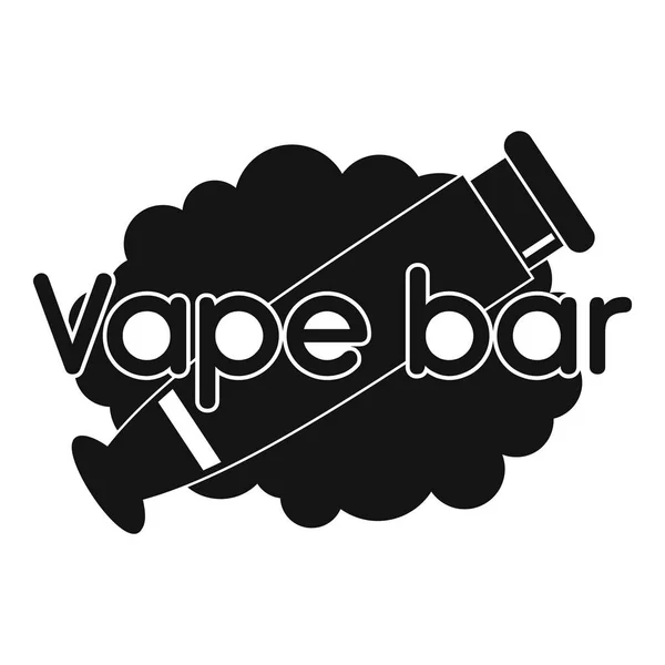 Vape 酒吧徽标, 简约风格 — 图库矢量图片