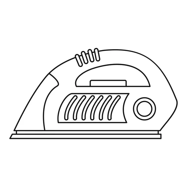 Icona ferro, stile contorno — Vettoriale Stock