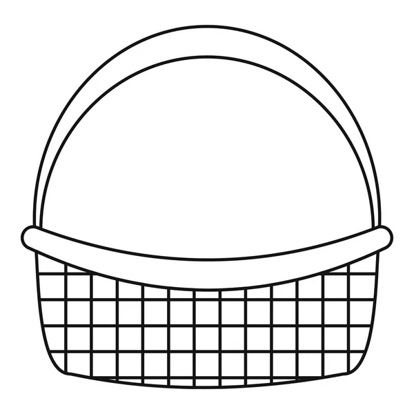 Ref-basket icon, outline style — стоковый вектор