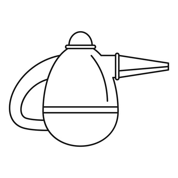 小手真空吸尘器图标, 轮廓样式 — 图库矢量图片