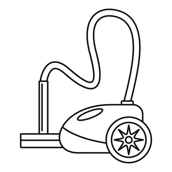 Deutsches Staubsauger-Symbol, Umriss-Stil — Stockvektor