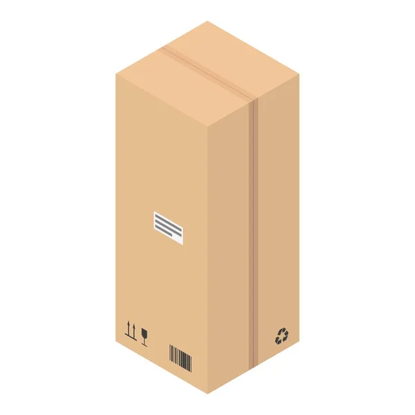 Hight Delivery Box Icon Isometric Hight Delivery Box Vector Icon — Stock Vector