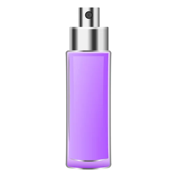 Modèle de bouteille de parfum cosmétique, style réaliste — Image vectorielle