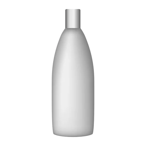 Botella de ducha fresca maqueta, estilo realista — Vector de stock