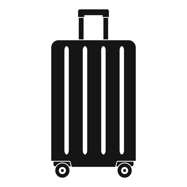 旅行车轮袋图标, 简单的风格 — 图库矢量图片