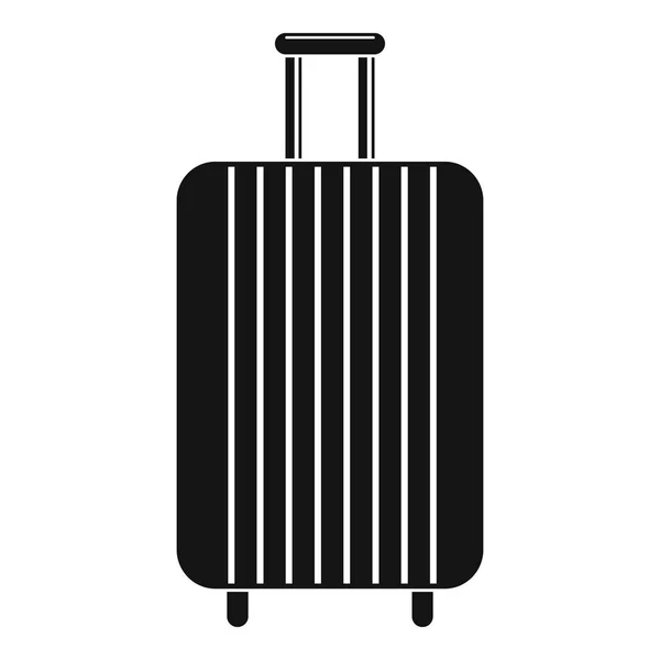 Icono de bolsa de viaje, estilo simple — Vector de stock