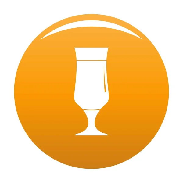 Alcohol icon vector orange — Stock Vector