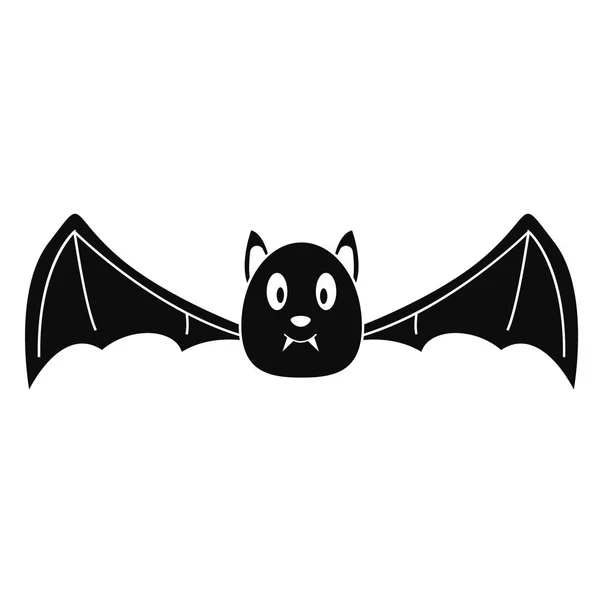 Bat εικονίδιο, απλό στυλ — Διανυσματικό Αρχείο