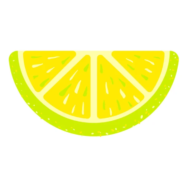 Lime jelly icon, cartoon style — Stock Vector