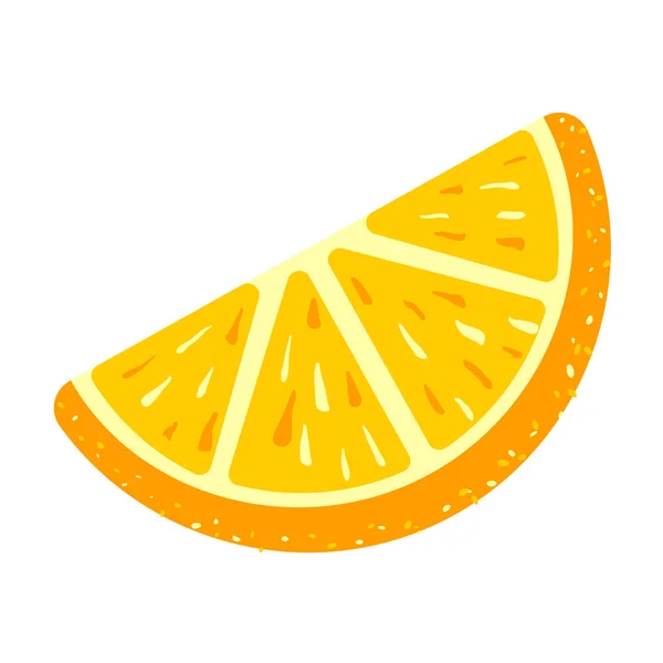 Pieza de caramelo icono naranja, estilo de dibujos animados — Vector de stock